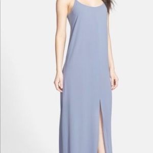 Leith dark lavender flowy maxi dress